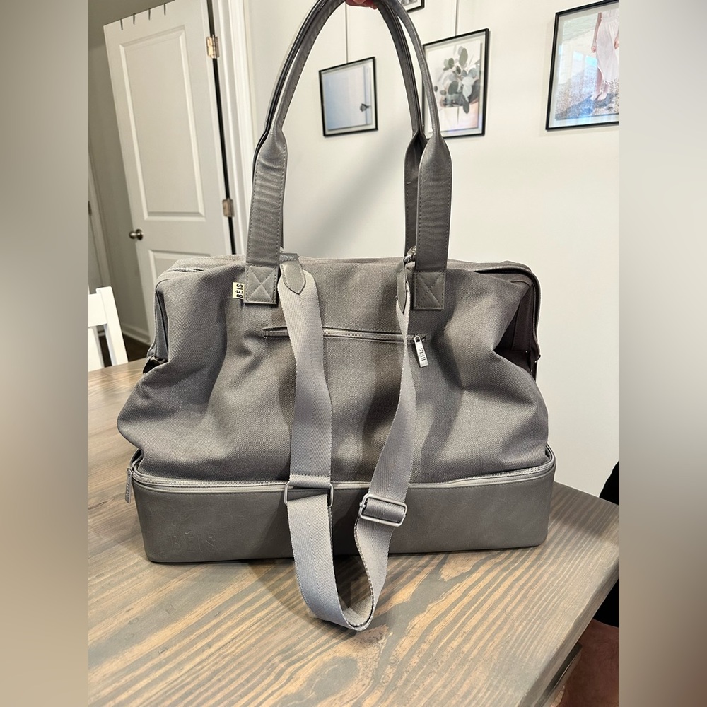 BEIS weekender bag, grey